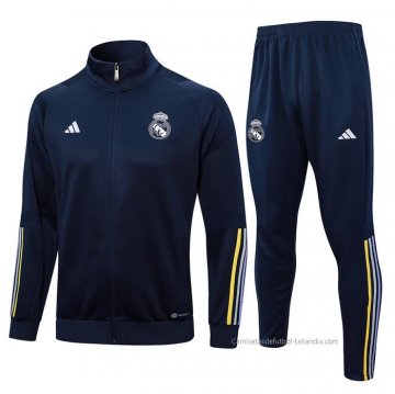 Chandal de Chaqueta del Real Madrid 2023-2024 Azul Chandal de Chaqueta del Real Madrid 2023-2024 Azul