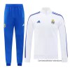 Chandal de Chaqueta del Real Madrid 2024-2025 Blanco Chandal de Chaqueta del Real Madrid 2024-2025 Blanco