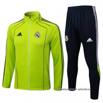 Chandal de Chaqueta del Real Madrid Nino 2025-2026 Verde Chandal de Chaqueta del Real Madrid Nino 2025-2026 Verde
