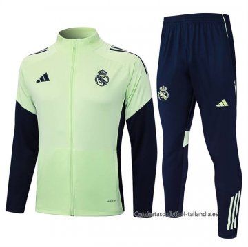 Chandal de Chaqueta del Real Madrid Nino 2025-2026 Verde Chandal de Chaqueta del Real Madrid Nino 2025-2026 Verde