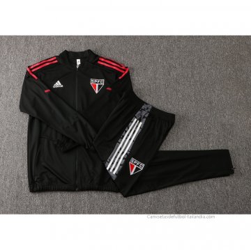 Chandal de Chaqueta del Sao Paulo 2022-2023 Negro