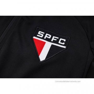 Chandal de Chaqueta del Sao Paulo 2023-2024 Negro
