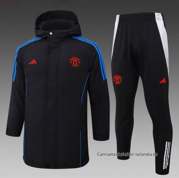 Chandal de Invierno del Manchester United 2024-2025 Negro Chandal de Invierno del Manchester United 2024-2025 Negro