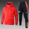 Chandal de Rompevientos del Bayern Munich 2024-2025 Rojo Chandal de Rompevientos del Bayern Munich 2024-2025 Rojo