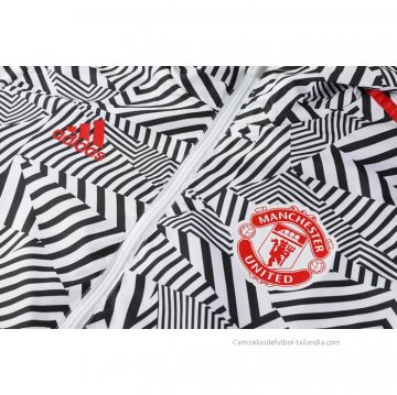 Chandal de Rompevientos del Manchester United 2021 Negro