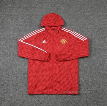 Chandal de Rompevientos del Manchester United 2022-2023 Rojo