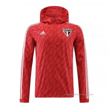 Chandal de Rompevientos del Sao Paulo 2022-2023 Rojo