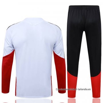 Chandal de Sudadera del Alemania 2025-2026 Blanco Rojo
