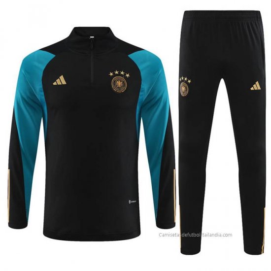 Chandal de Sudadera del Alemania Nino 2023-2024 Negro - Haga un click en la imagen para cerrar