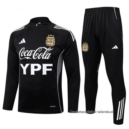 Chandal de Sudadera del Argentina 2025-2026 Negro - Haga un click en la imagen para cerrar