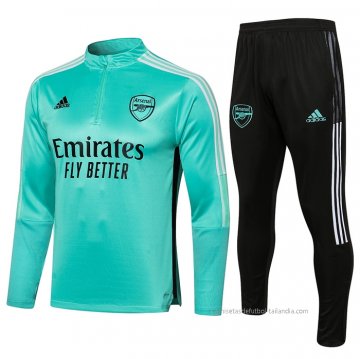 Chandal de Sudadera del Arsenal 2021-2022 Verde Chandal de Sudadera del Arsenal 2021-2022 Verde