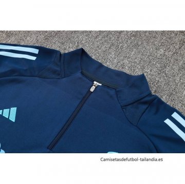Chandal de Sudadera del Arsenal 2024-2025 Azul