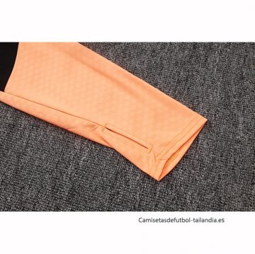 Chandal de Sudadera del Arsenal 2026-2027 Negro Naranja