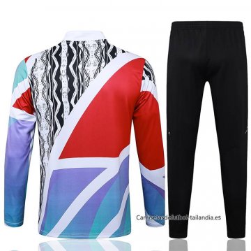 Chandal de Sudadera del Arsenal Nino 2024-2025 Rojo y Blanco