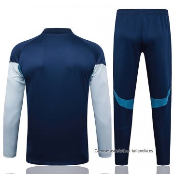 Chandal de Sudadera del Arsenal Nino 2025-2026 Azul Gris