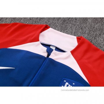 Chandal de Sudadera del Atletico Madrid 2023-2024 Azul