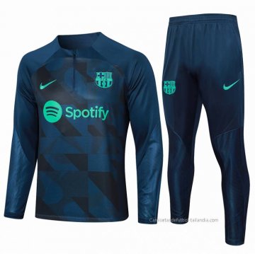 Chandal de Sudadera del Barcelona 2023-2024 Azul Chandal de Sudadera del Barcelona 2023-2024 Azul