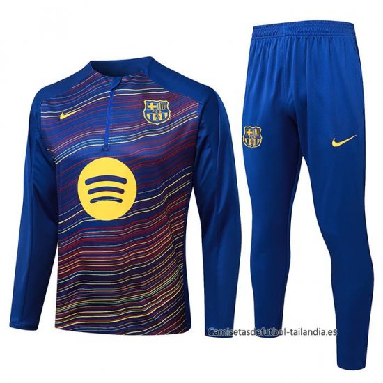 Chandal de Sudadera del Barcelona 2025-2026 Azul Amarillo - Haga un click en la imagen para cerrar