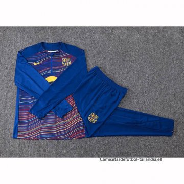 Chandal de Sudadera del Barcelona 2025-2026 Azul Amarillo
