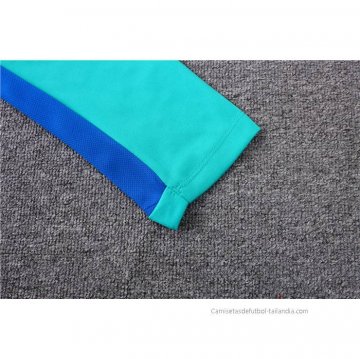 Chandal de Sudadera del Barcelona Nino 2023-2024 Verde