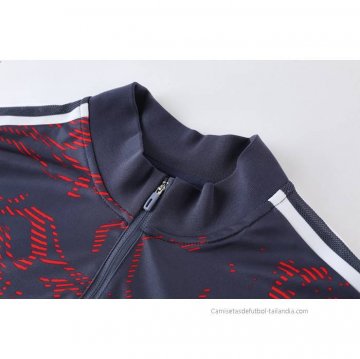 Chandal de Sudadera del Bayern Munich 2022-2023 Rojo y Gris
