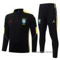 Chandal de Sudadera del Brasil 2026-2027 Negro Amarillo