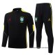 Chandal de Sudadera del Brasil 2026-2027 Negro Amarillo