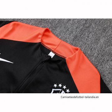 Chandal de Sudadera del Brasil Nino 2025-2026 Negro