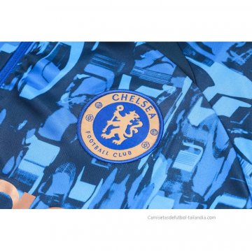 Chandal de Sudadera del Chelsea 2023-2024 Azul
