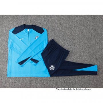 Chandal de Sudadera del Chelsea 2024-2025 Azul
