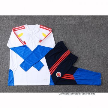 Chandal de Sudadera del Colombia 2026-2027 Blanco