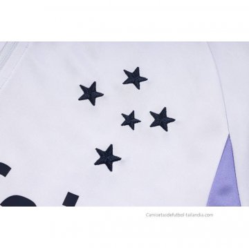 Chandal de Sudadera del Cruzeiro 2023-2024 Blanco