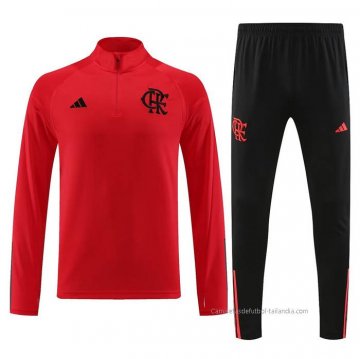 Chandal de Sudadera del Flamengo 2023-2024 Rojo Chandal de Sudadera del Flamengo 2023-2024 Rojo