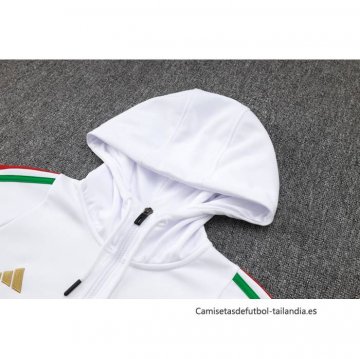 Chandal de Sudadera del Italia 2024-2025 Blanco