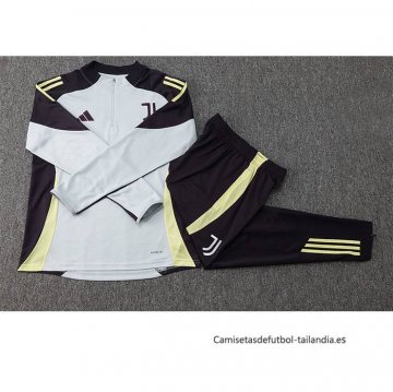 Chandal de Sudadera del Juventus 2024-2025 Gris