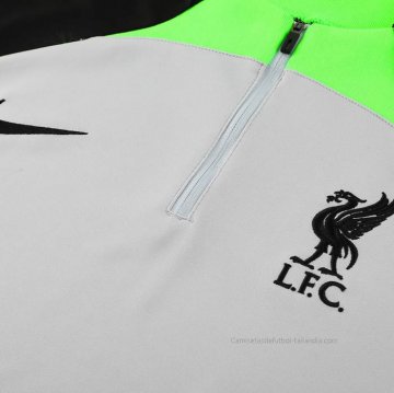 Chandal de Sudadera del Liverpool 2023-2024 Gris