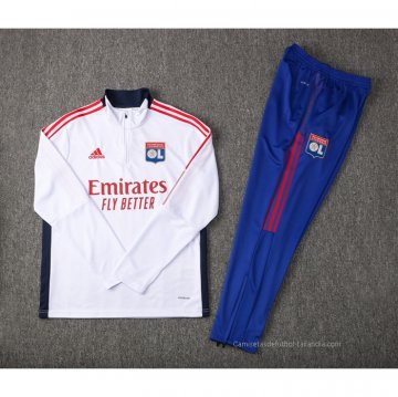 Chandal de Sudadera del Lyon 2021-2022 Blanco