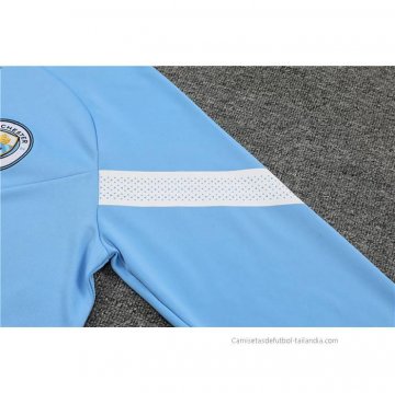Chandal de Sudadera del Manchester City 2022-2023 Azul