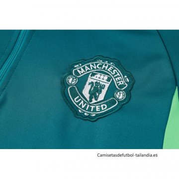 Chandal de Sudadera del Manchester United 2024-2025 Verde