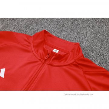 Chandal de Sudadera del Manchester United Nino 2023-2024 Rojo