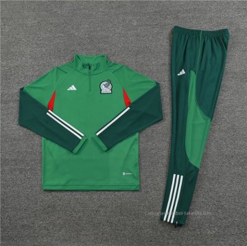 Chandal de Sudadera del Mexico Nino 2023-2024 Verde