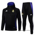 Chandal de Sudadera del NinoNinoReal Madrid Nino 2024-2025 Negro