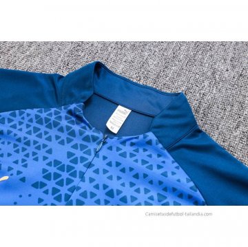 Chandal de Sudadera del Olympique Marsella 2023-2024 Azul Oscuro