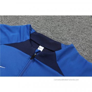 Chandal de Sudadera del Paris Saint-Germain 2022-2023 Azul Oscuro