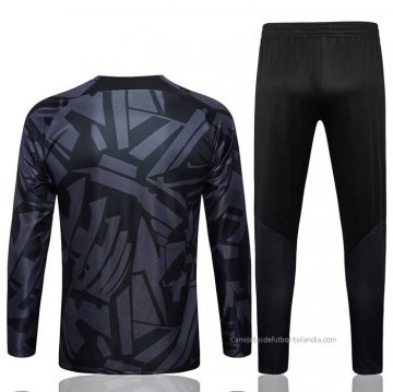 Chandal de Sudadera del Paris Saint-Germain 2022 Gris