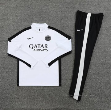 Chandal de Sudadera del Paris Saint-Germain 2023-2024 Blanco