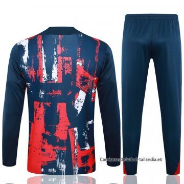 Chandal de Sudadera del Paris Saint-Germain 2024-2025 Azul