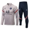 Chandal de Sudadera del Paris Saint-Germain Jordan 2021-2022 Gris Chandal de Sudadera del Paris Saint-Germain Jordan 2021-2022 Gris