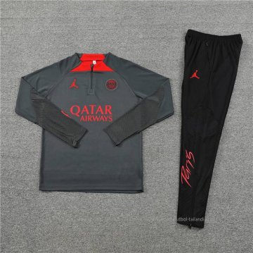 Chandal de Sudadera del Paris Saint-Germain Jordan 2022-2023 Gris