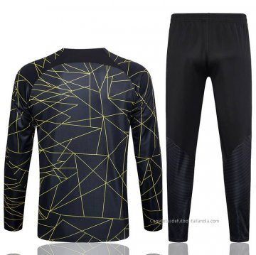 Chandal de Sudadera del Paris Saint-Germain Jordan 2023-2024 Negro